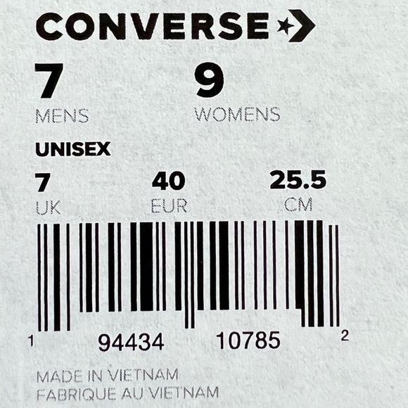 NWT Converse Chuck Taylor All Star Checkered Women’s Shoes - Picture 7 of 7